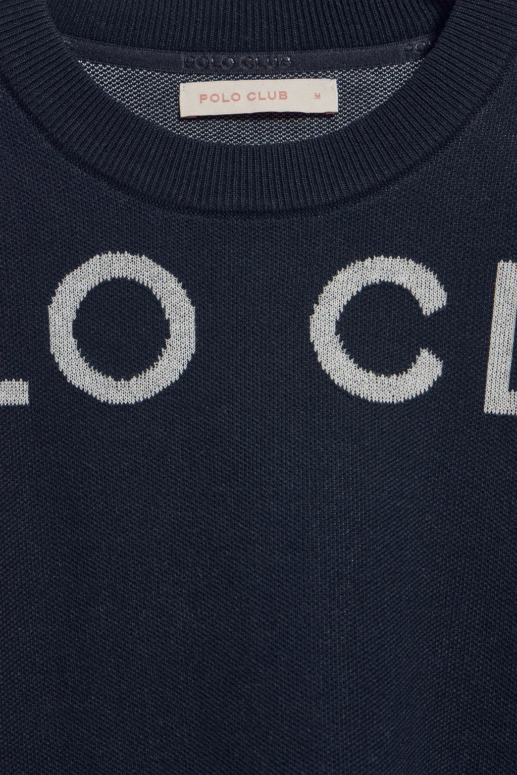 Jersey Gia de punto azul marino con logotipo Polo Club - Image 10