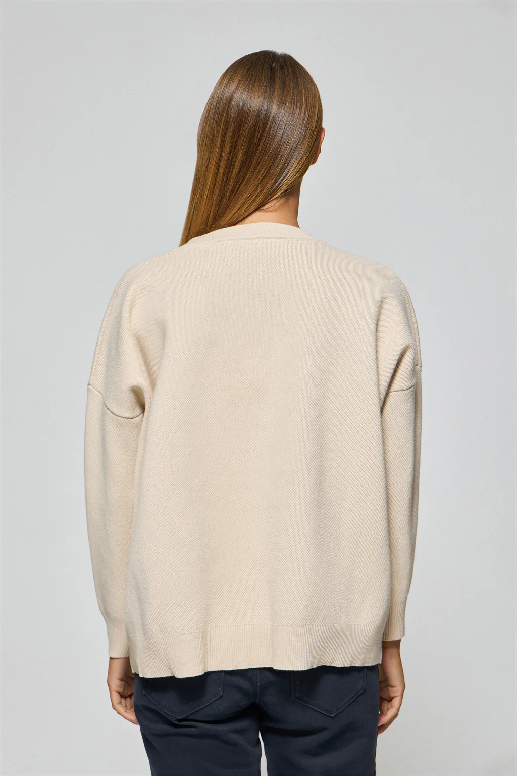 Jersey Gia de punto beige con logotipo Polo Club - Image 5