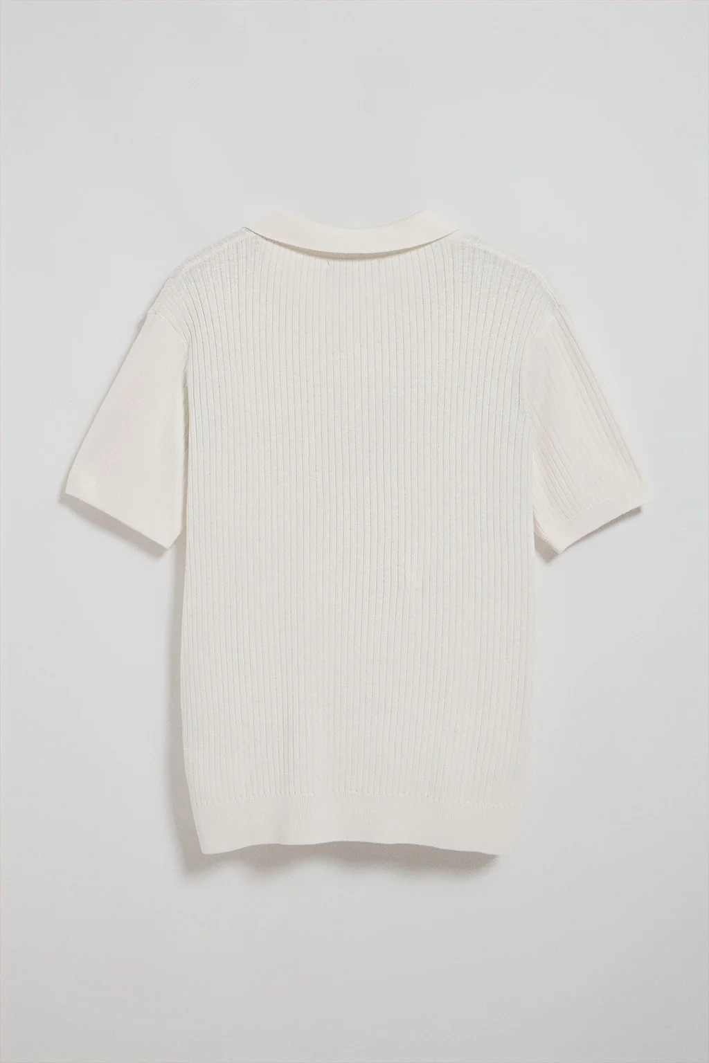 Jersey beige acanalado Jay con monograma bordado - Image 8