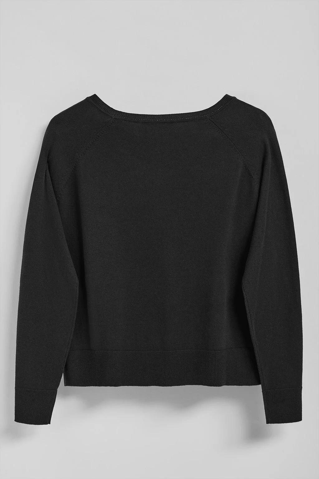 Jersey de punto Katniss negro con detalle de botón nacarado Polo Club - Image 10