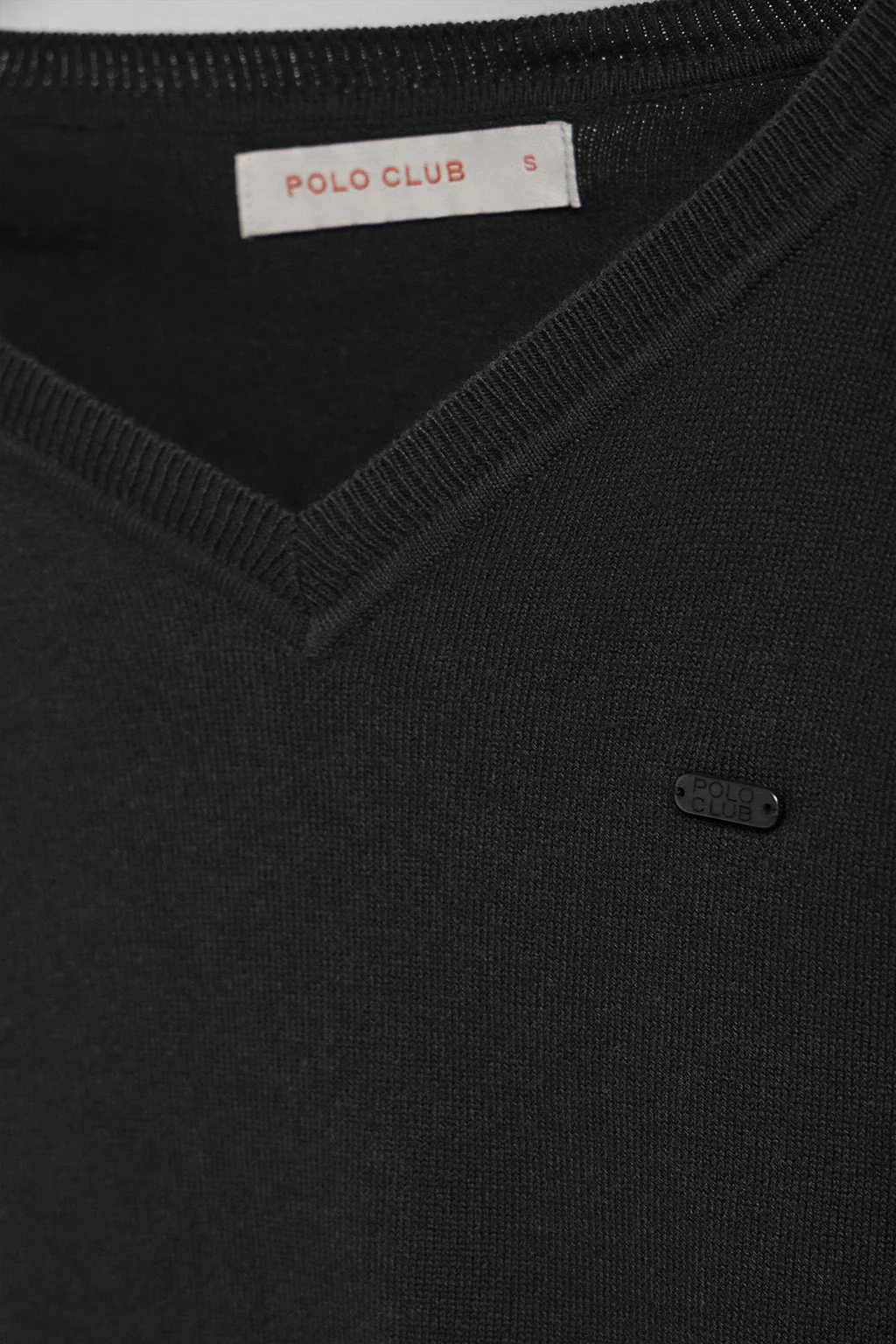 Jersey de punto Katniss negro con detalle de botón nacarado Polo Club - Image 9