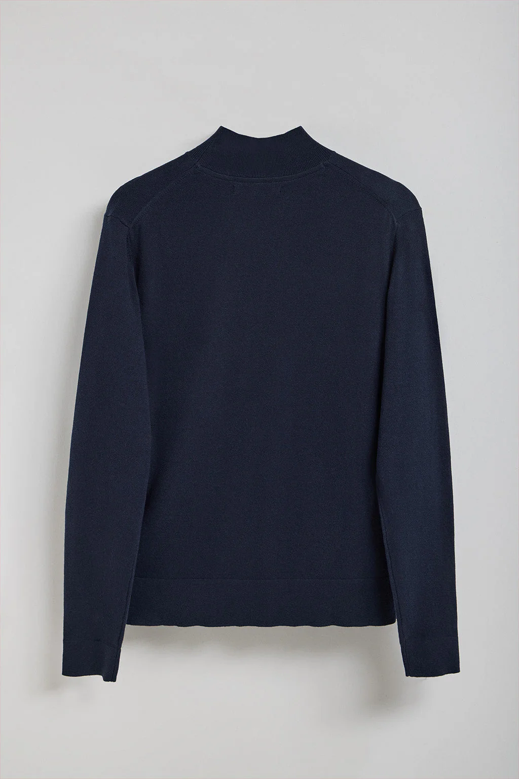 Jersey de punto Khan azul marino de cuello perkins y detalles Polo Club - Image 10