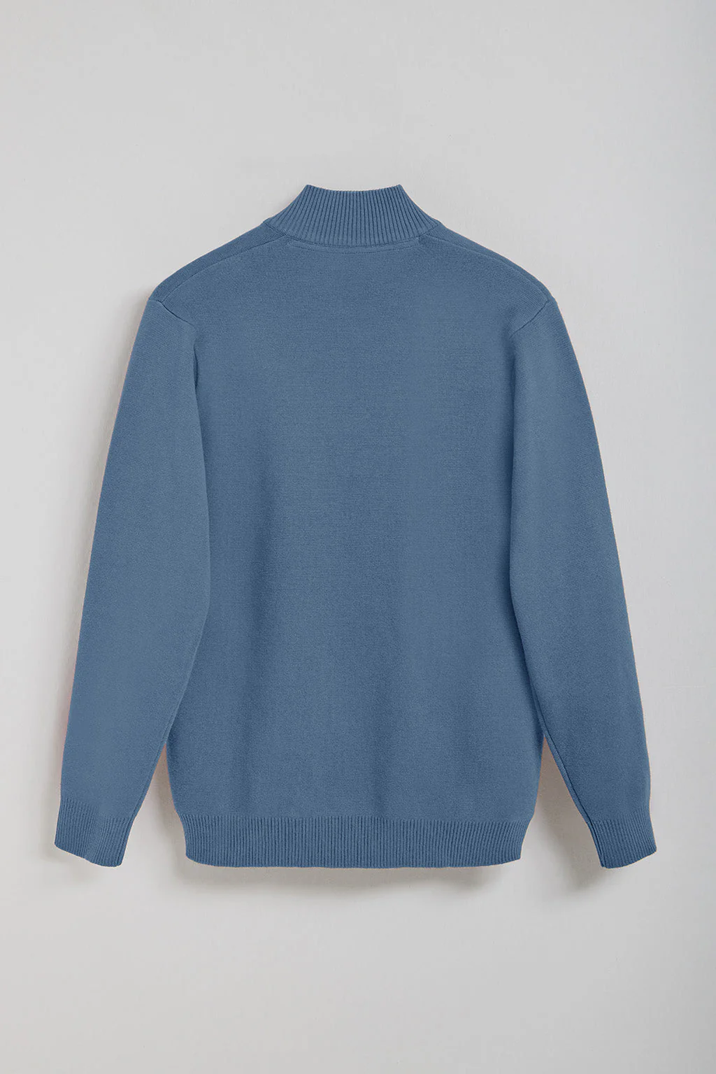Jersey de punto Koda azul denim con cremallera y detalles Polo Club - Image 11