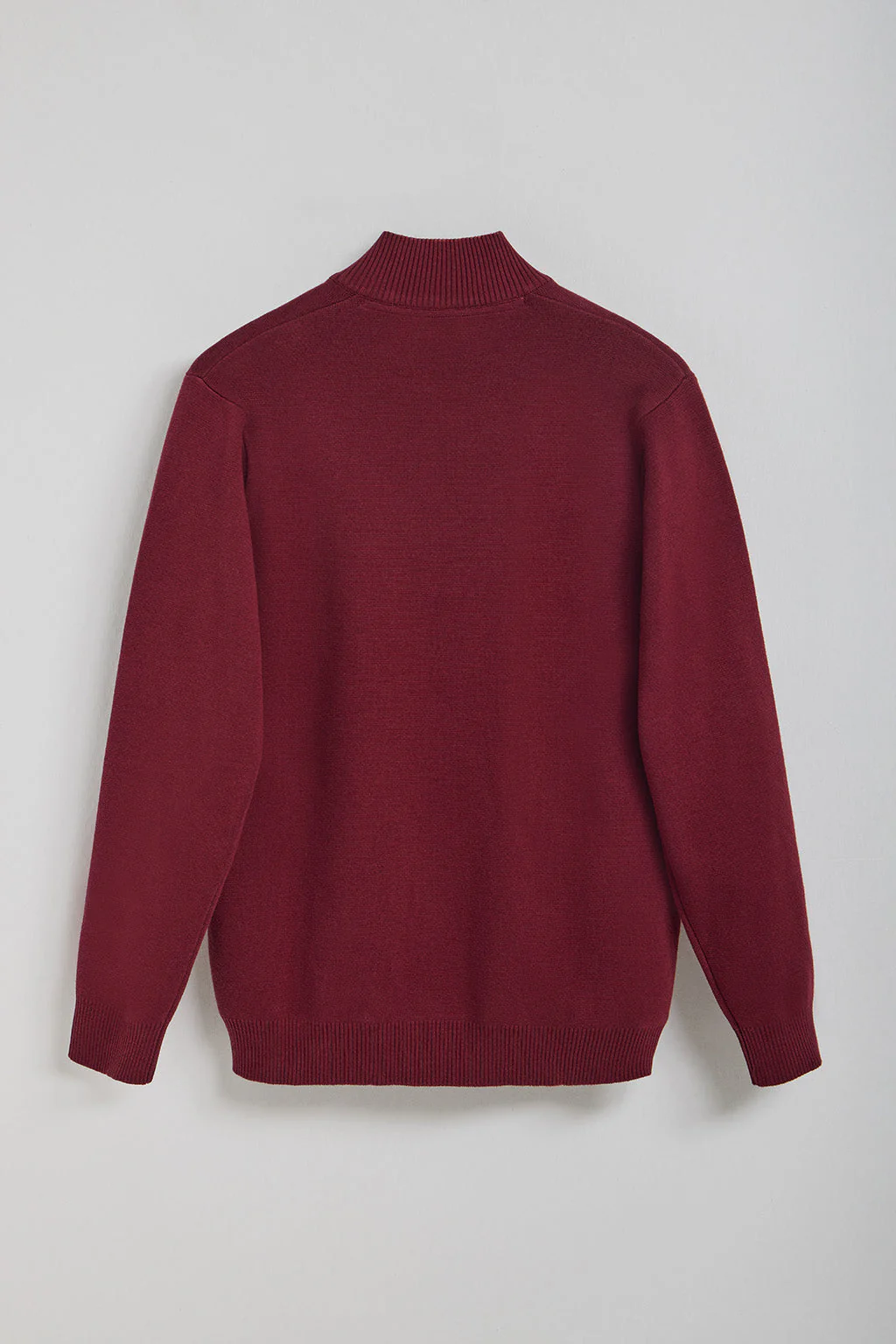 Jersey de punto Koda color granate con cremallera y detalles Polo Club - Image 7