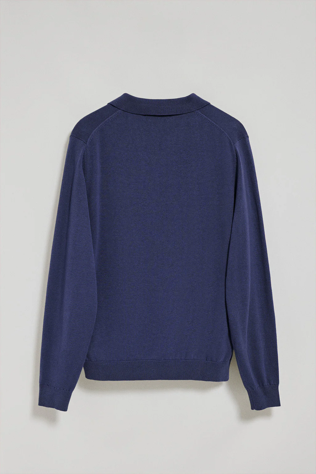 Jersey azul Martin de cuello polo y pico con detalle Polo Club - Image 5