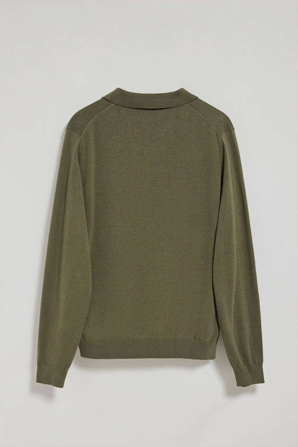 Jersey verde militar Martin de cuello polo y pico con detalle Polo Club - Image 11