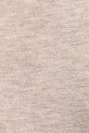 Jersey de lana merino beige vigoré con corte slim y cuello redondo - Image 10