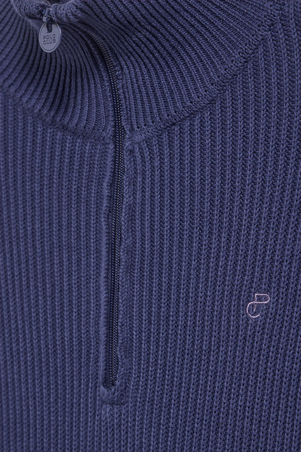 Jersey Nahia azul con logo bordado monograma Polo Club - Image 8