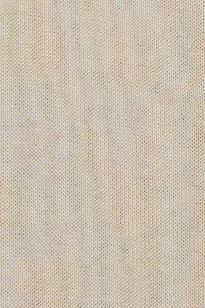 Jersey beige en cuello v de algodón y lino con monograma bordado - Image 10
