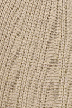 Jersey Pol beige con cuello de polo y cremallera y detalle Rigby Go - Image 5