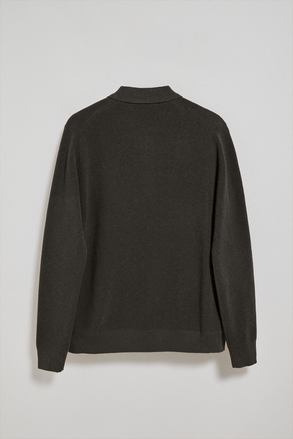 Jersey Pol gris oscuro vigoré con cuello de polo y cremallera y detalle Rigby Go - Image 7