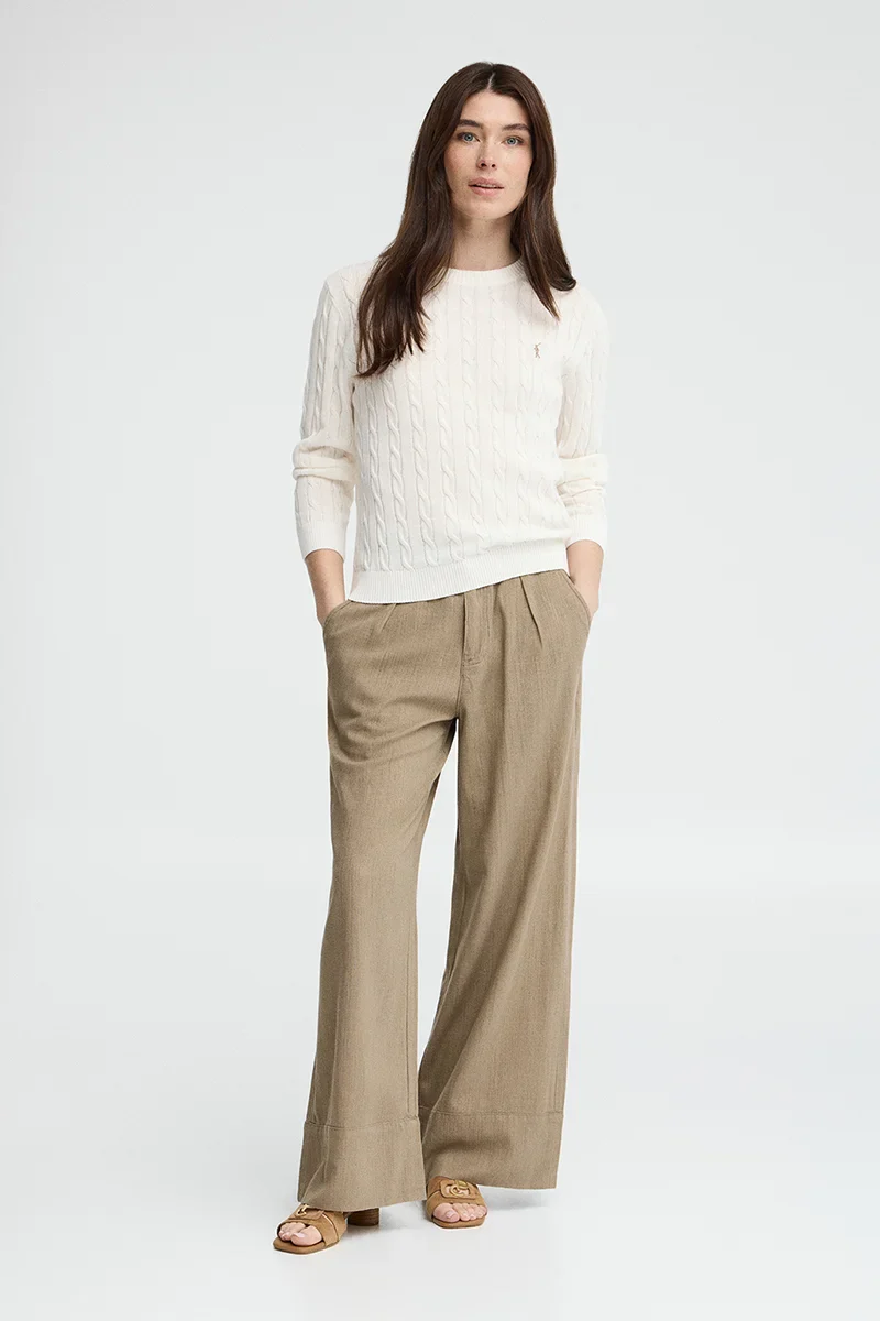 Jersey color crudo trenzado con bordado Rigby Go - Image 2