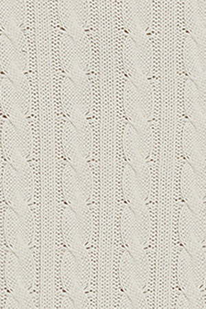 Jersey beige trenzado de cuello redondo y bordado Rigby Go - Image 10