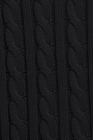 Jersey trenzado negro con logo bordado Rigby Go - Image 8
