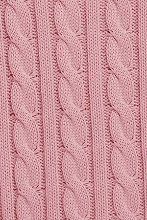 Jersey trenzado color rosa con logo bordado Rigby Go - Image 7