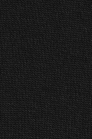 Jersey negro de algodón con cuello vuelto y bordado Rigby Go - Image 8