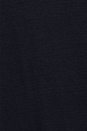 Jersey de punto azul marino con cuello elevado y logo bordado Rigby Go - Image 6