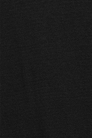 Jersey de punto negro con cuello elevado y logo bordado Rigby Go - Image 9