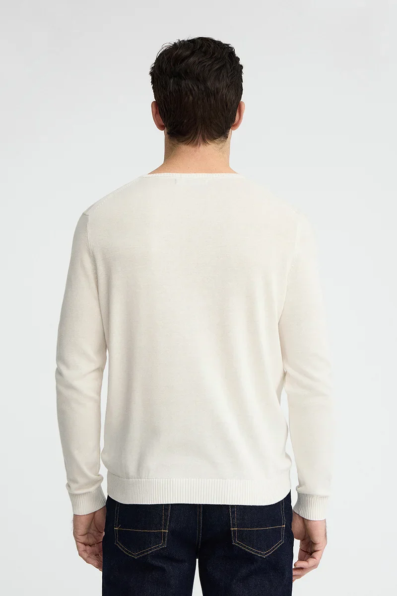 Jersey color crudo de cuello redondo con logo Rigby Go - Image 5