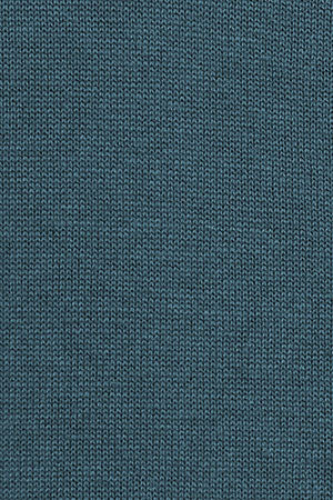 Jersey azul denim de lino y algodón con cuello redondo y bordado Rigby Go - Image 9