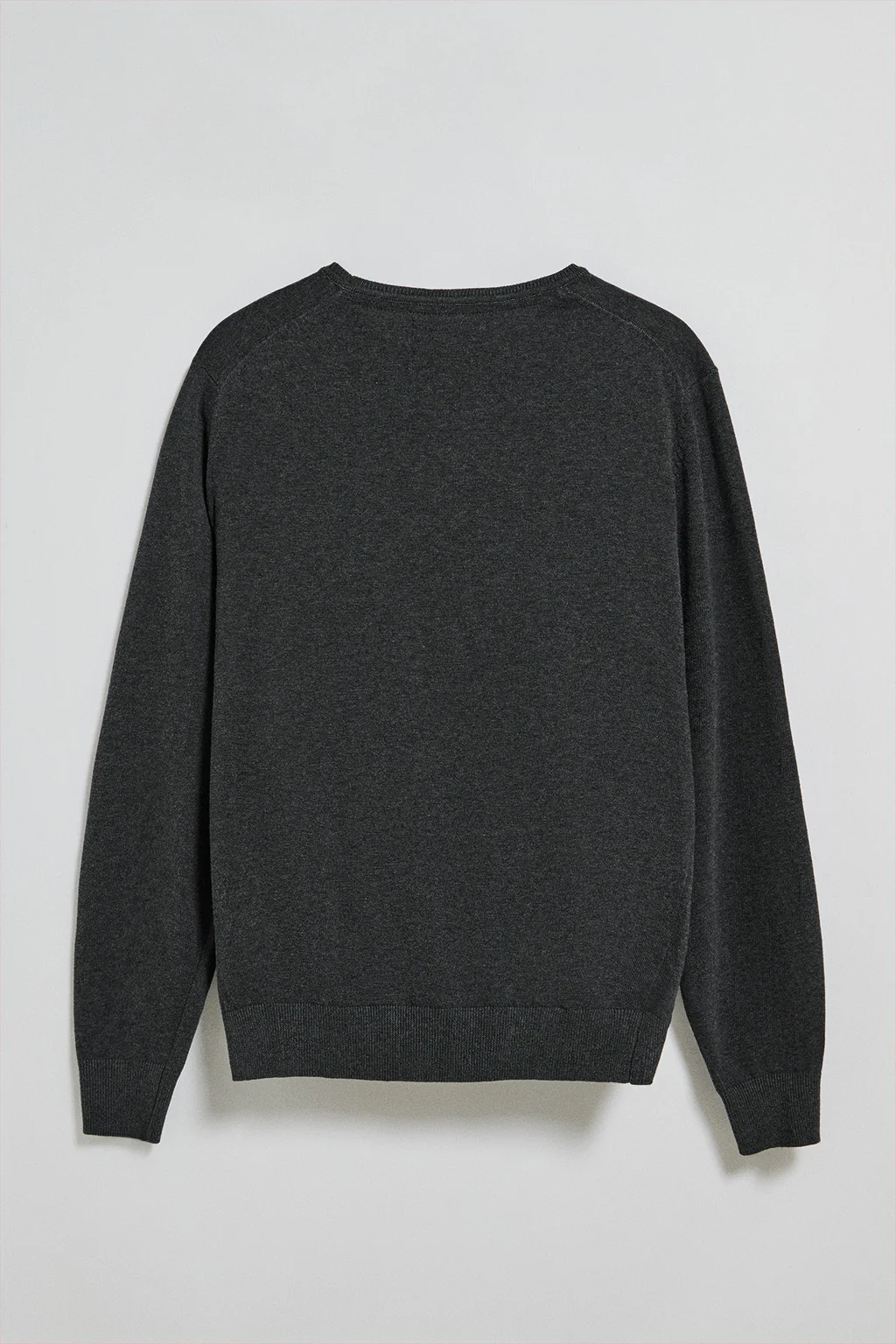 Jersey gris vigoré de punto con cuello redondo y bordado Rigby Go - Image 7