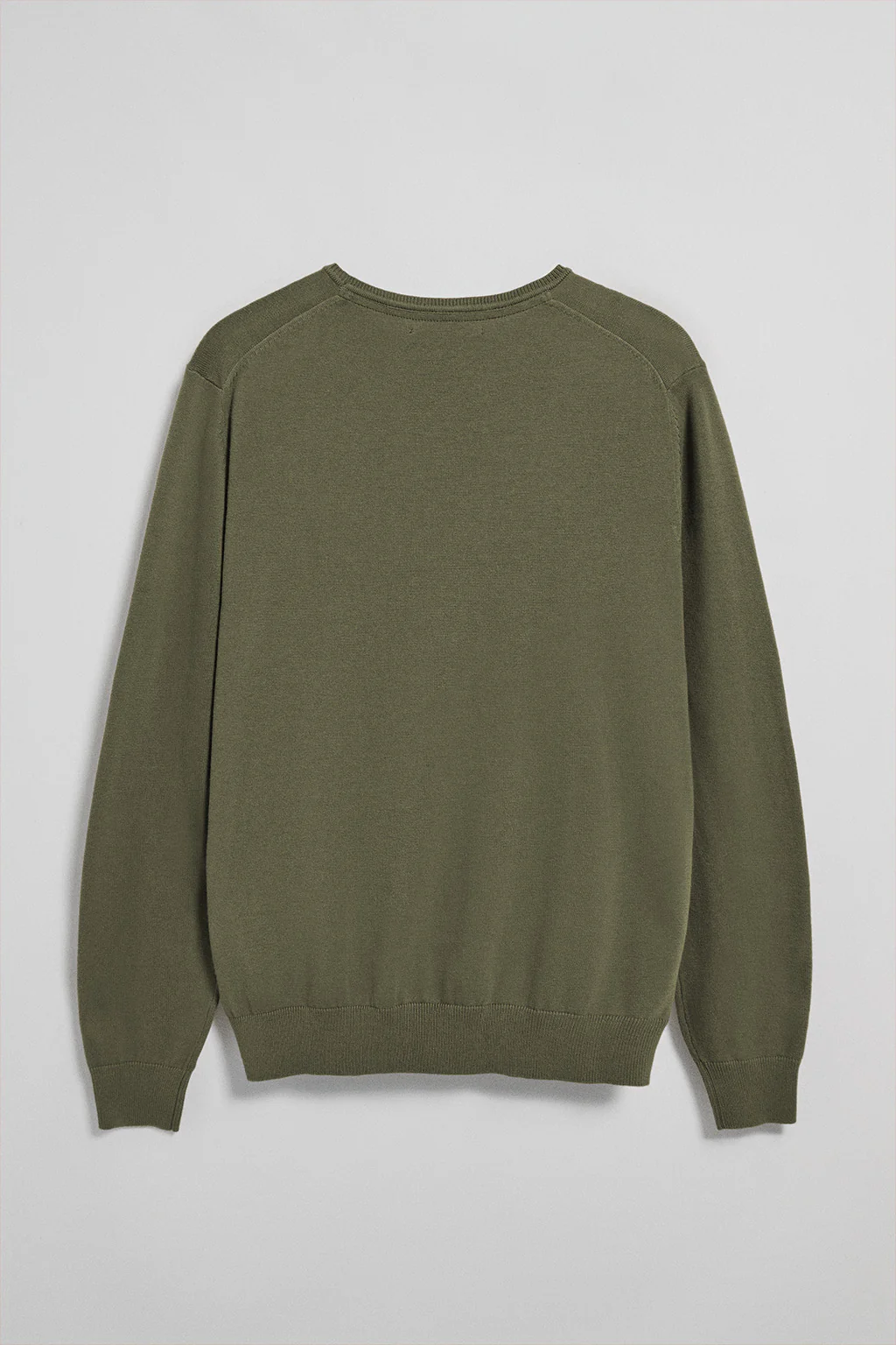 Jersey verde claro de punto con cuello redondo y bordado Rigby Go - Image 7