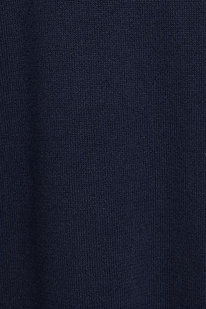 Jersey de punto azul marino con cuello redondo y logo bordado Rigby Go - Image 10