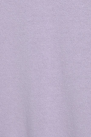 Jersey de punto color lavanda con cuello redondo y logo bordado Rigby Go - Image 9