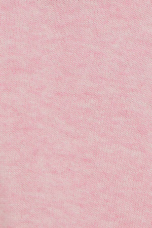 Jersey de punto color rosa vigoré con cuello redondo y logo bordado Rigby Go - Image 5