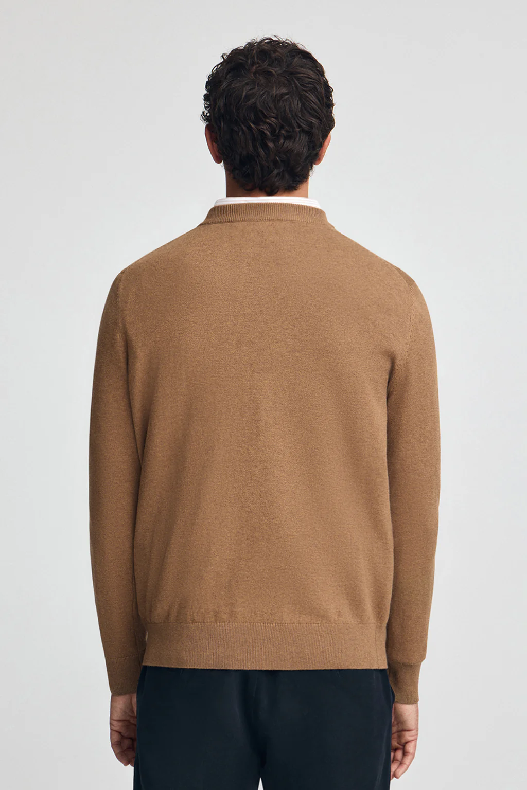 Jersey camel vigoré de mezcla de lana y bordado Rigby Go - Image 4
