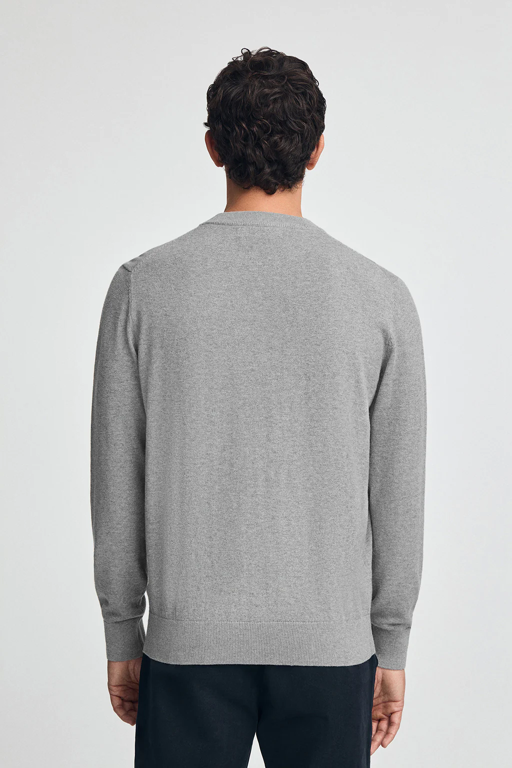 Jersey gris vigoré de mezcla de lana y bordado Rigby Go - Image 4