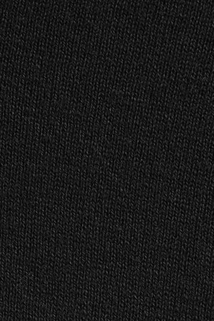 Jersey negro de algodón con cuello de pico y bordado Rigby Go - Image 9
