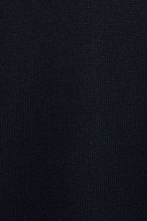 Jersey azul marino de cuello en pico con bordado Rigby Go - Image 10