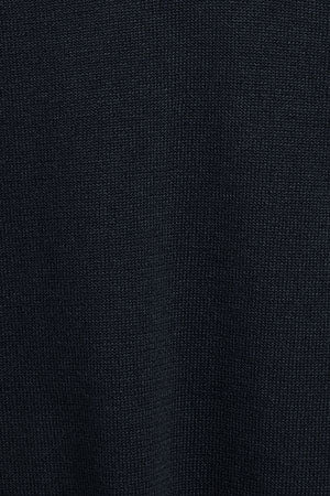 Jersey de punto azul marino con cuello de pico y logo bordado Rigby Go - Image 10
