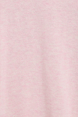 Jersey de punto color rosa vigoré con cuello de pico y logo bordado Rigby Go - Image 9