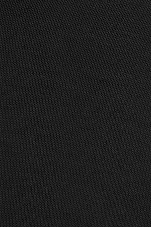 Jersey negro de punto con cuello de pico y logo bordado Rigby Go - Image 9