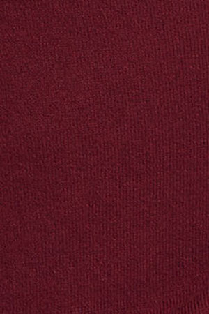 Jersey granate de cuello pico y mezcla lana con bordado Rigby Go - Image 8