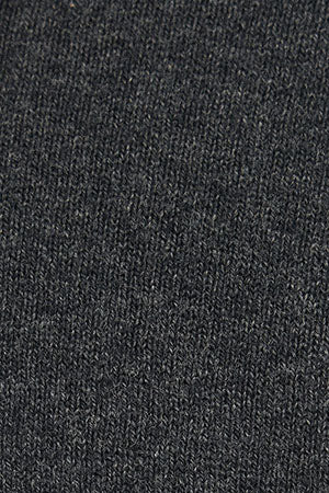 Jersey gris oscuro vigoré de cuello pico y mezcla lana con bordado Rigby Go - Image 9