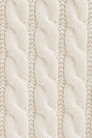 Chaleco de punto trenzado color crudo Polo Club - Image 10
