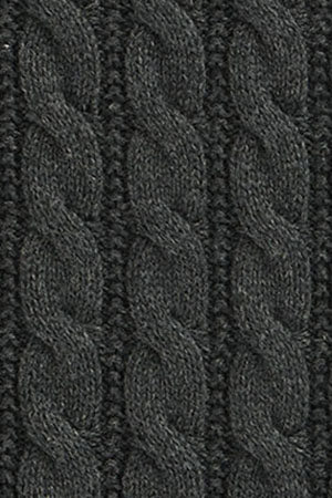 Chaleco de punto trenzado gris oscuro vigoré Polo Club - Image 10