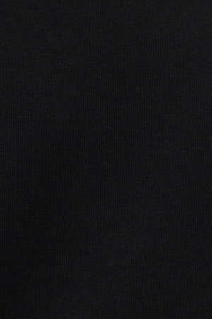 Jersey negro de punto básico con cuello redondo y logo Rigby Go - Image 9