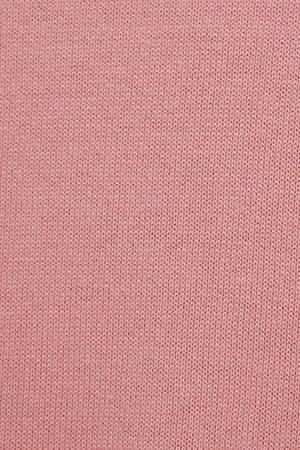 Jersey rosa empolvado de punto con cuello redondo de manga corta y bordado Rigby Go - Image 9