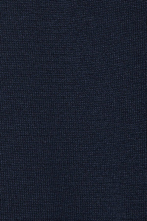 Jersey de punto azul marino con cremallera y logo bordado Rigby Go - Image 11