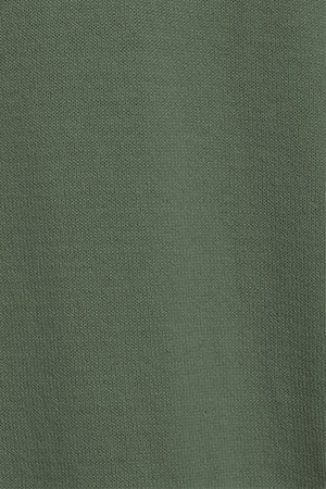 Jersey de punto verde con cremallera y logo bordado Rigby Go - Image 9
