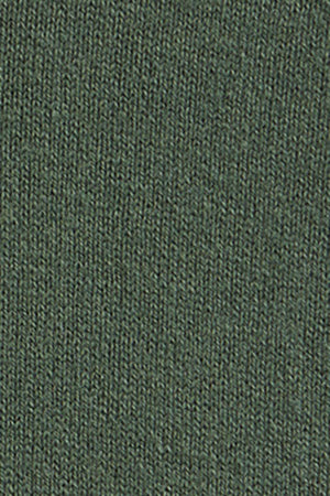 Jersey verde lodo de media cremallera y mezcla de lana con bordado Rigby Go - Image 9