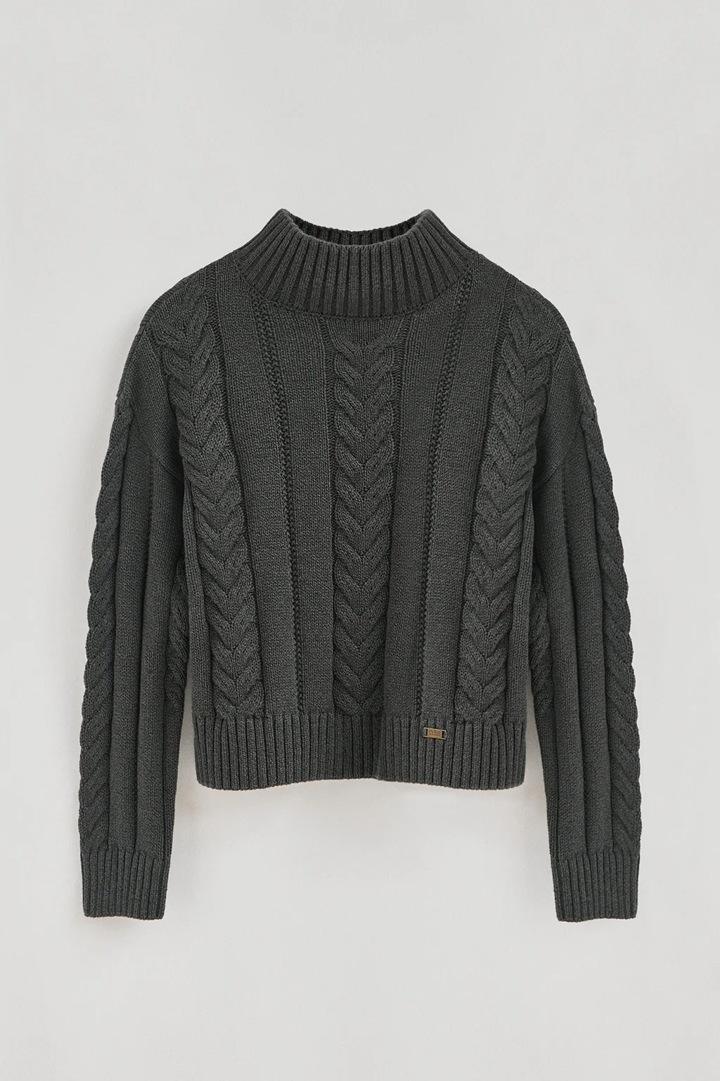 Jersey gris oscuro vigoré Serena de punto grueso - Image 9