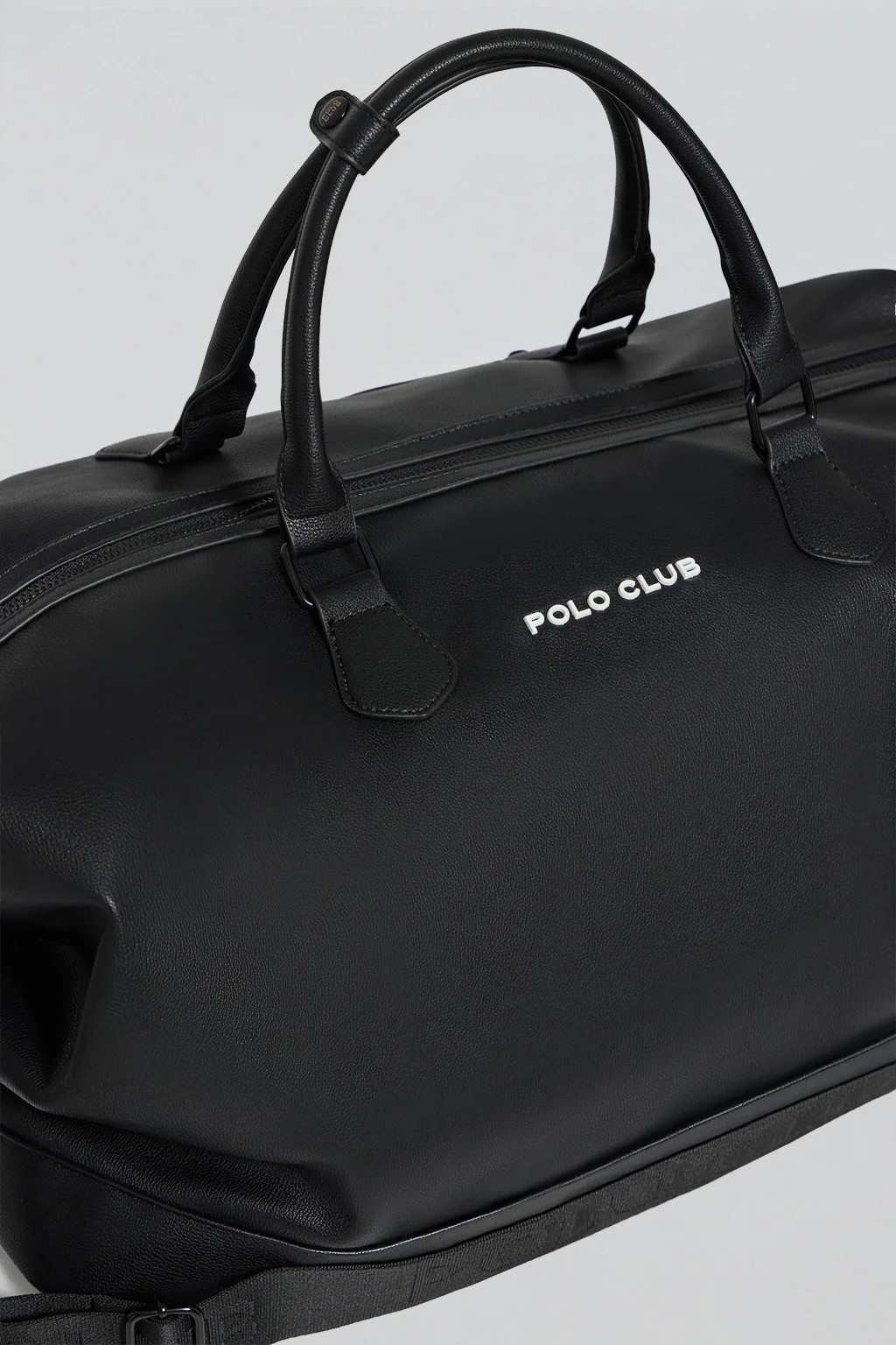 Bolsa negra Kent con cremallera y detalles Polo Club - Image 6