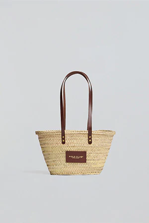 Capazo pequeño color natural con logo Polo Club - Image 6