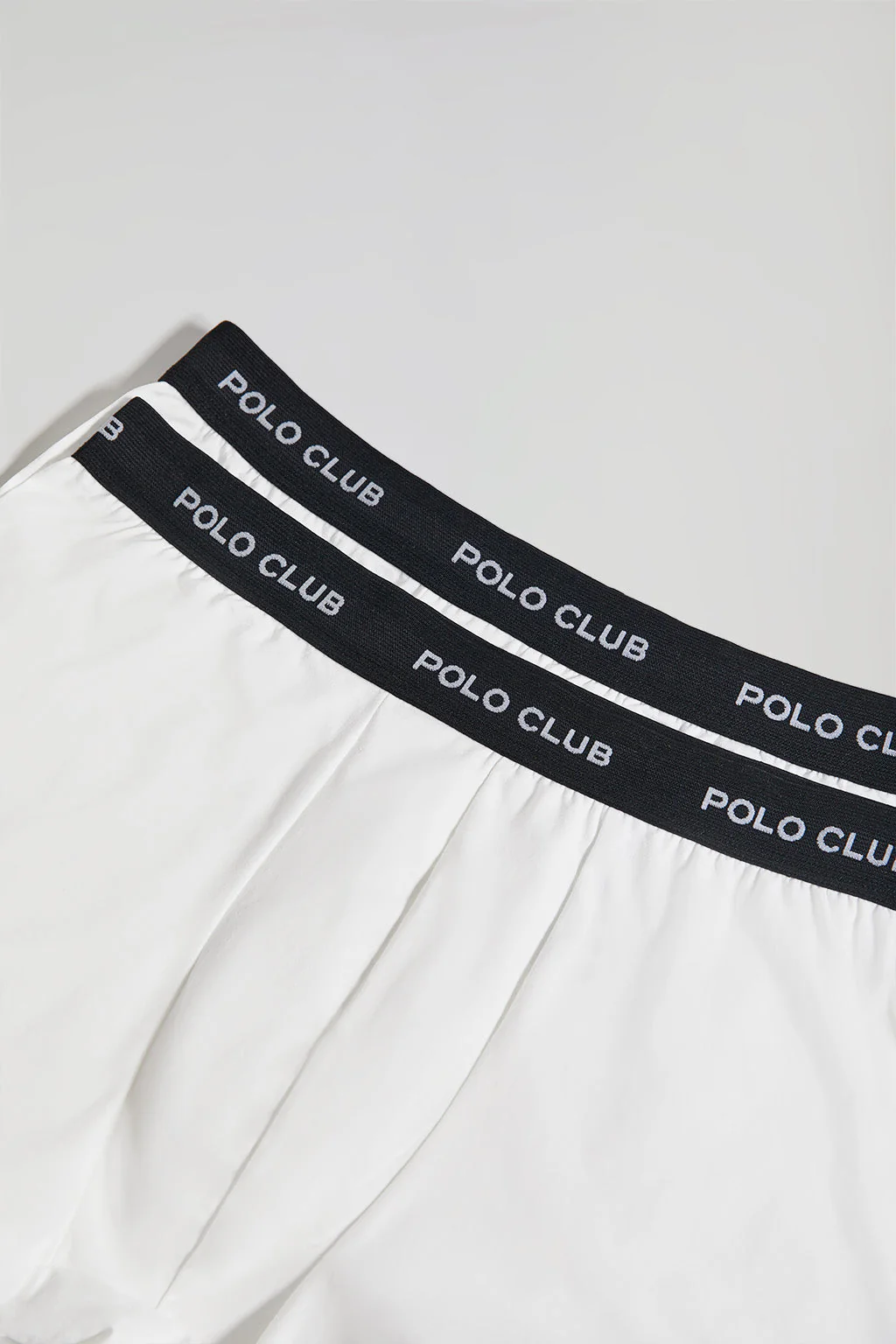 Pack de dos boxers blancos con logotipo Polo Club - Image 2