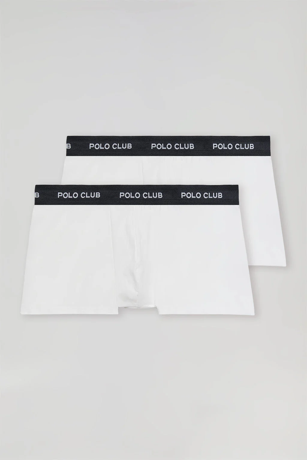 Pack de dos boxers blancos con logotipo Polo Club - Image 4